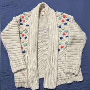 Cat and Jack Girls Popcorn Sweater 5T